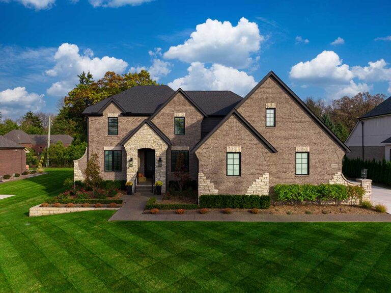 brick custom home