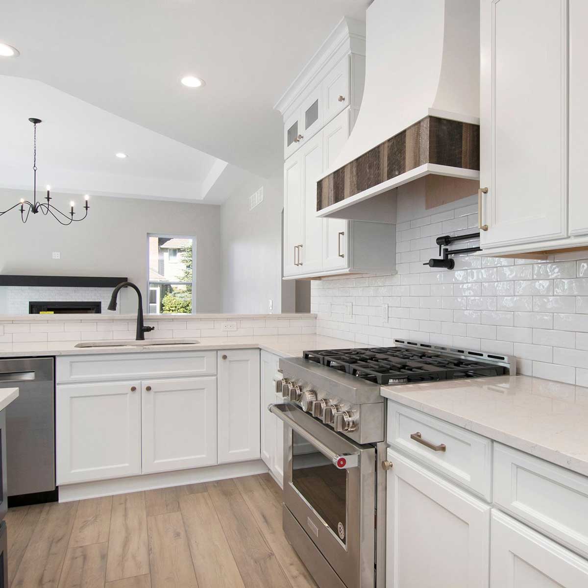 Modern Kitchen Living Room